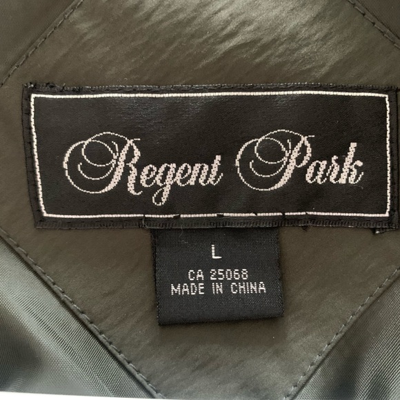 Regent Park Jacket Faux Fur Collar & Cuffs Size L - Picture 4 of 5